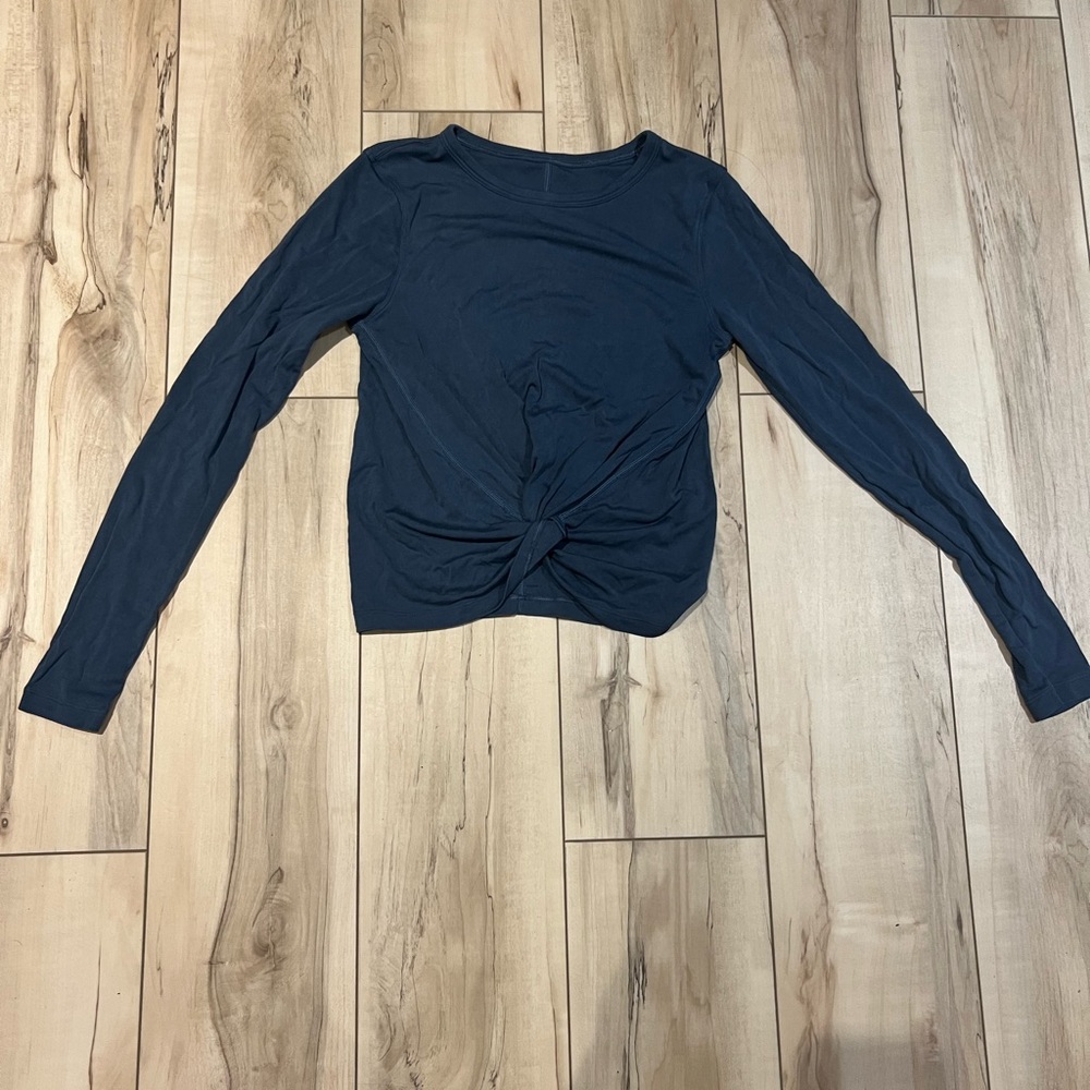 Lululemon Women's Beautiful Blue Long Sleeve Top